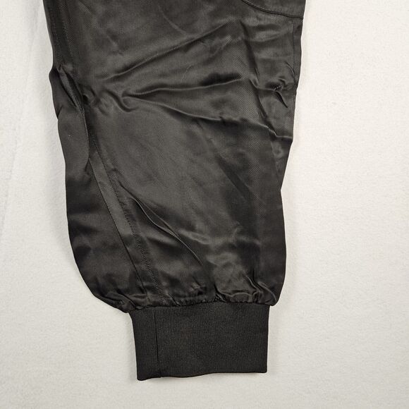 Cinq a Sept Tous Les Jours Giles Satin Jogger Size XL Pant Black Travel Designer - Picture 6 of 16